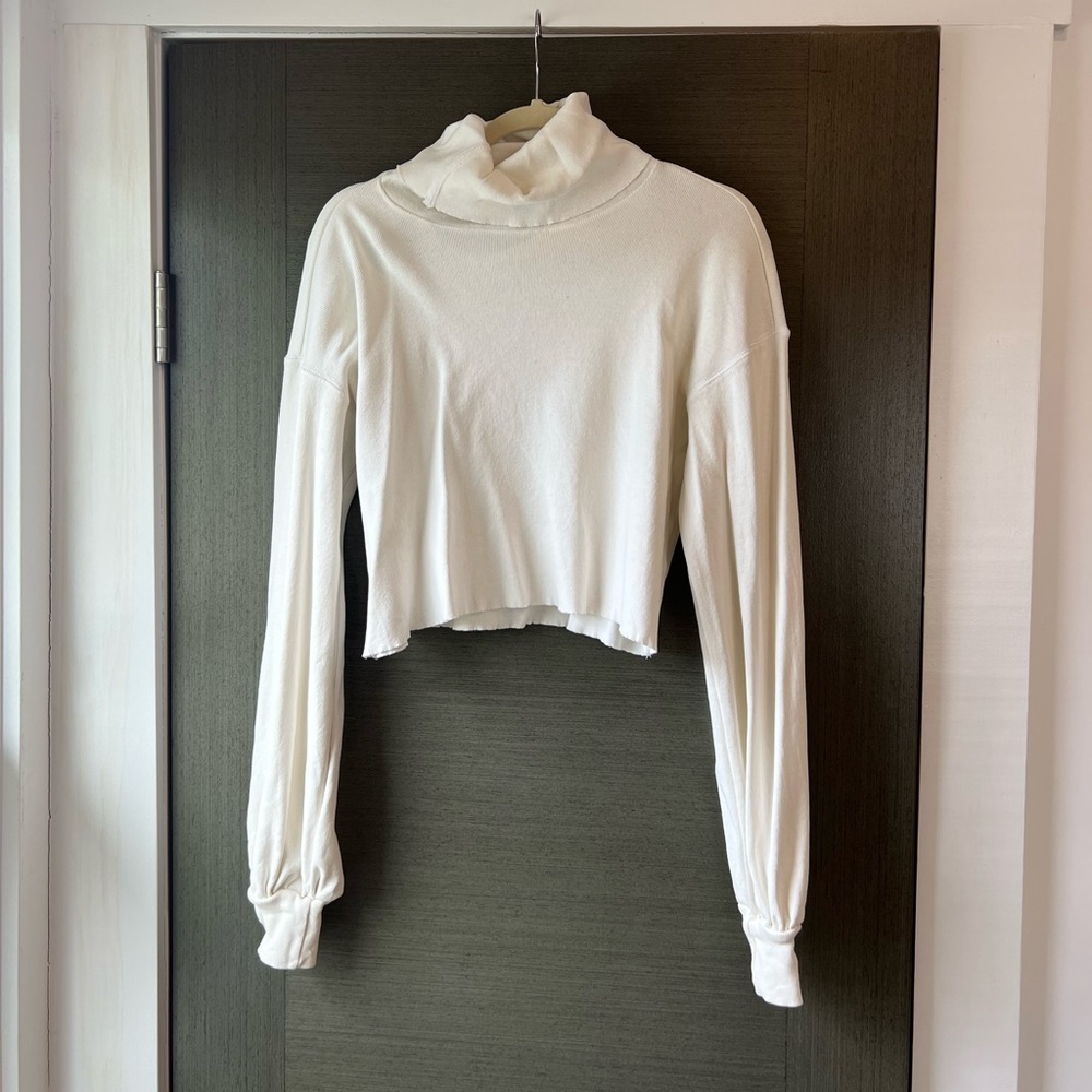 Free People Cropped Turtleneck